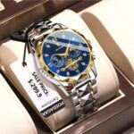 Đồng Hồ Luxury Man Watch Quartz Waterproof POEDAGAR 2